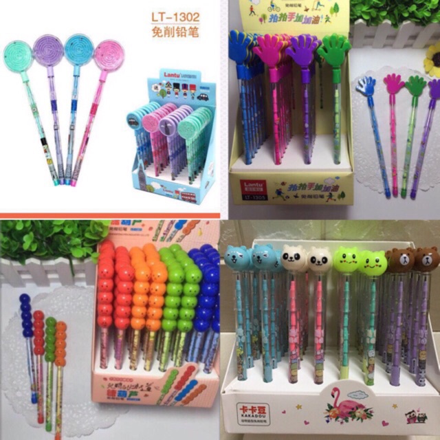 Bút Chì Khúc Dễ Thương - Đủ Loại ( 1 Chiếc )