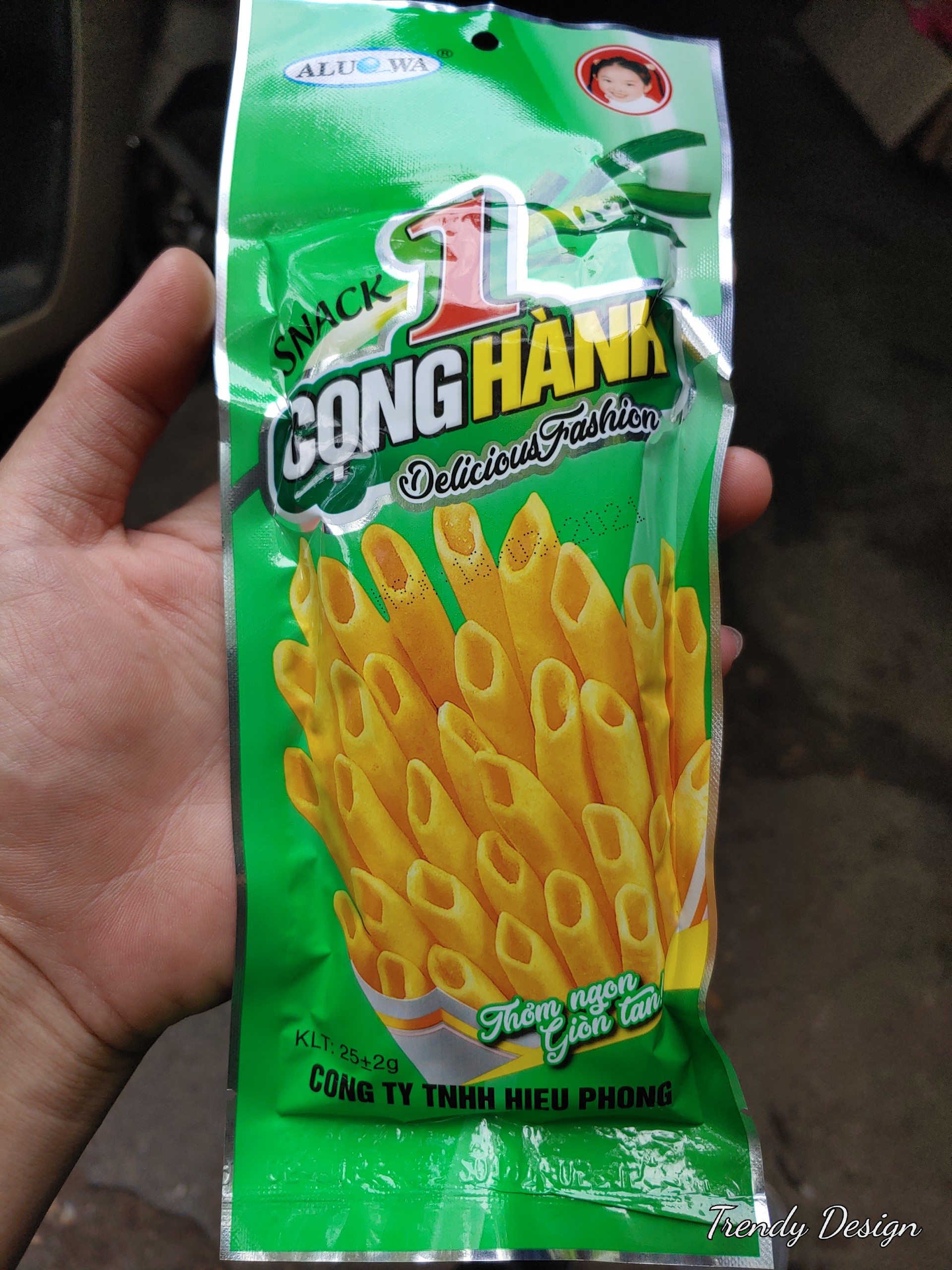 Bịch bim bim  snack cọng hành( cọng hành)