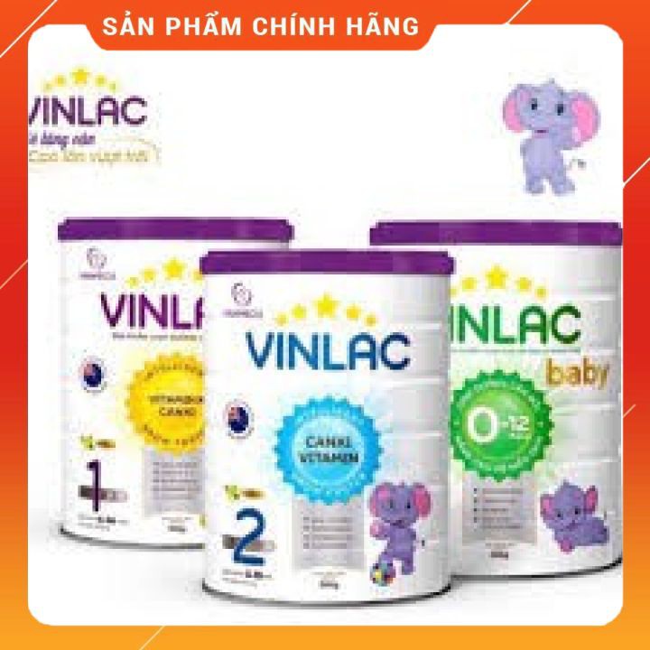 [ CAM KẾT CHÍNH HÃNG ] Sữa Vinlac đủ số 0 - 1 - 2 900g [Date 2022]