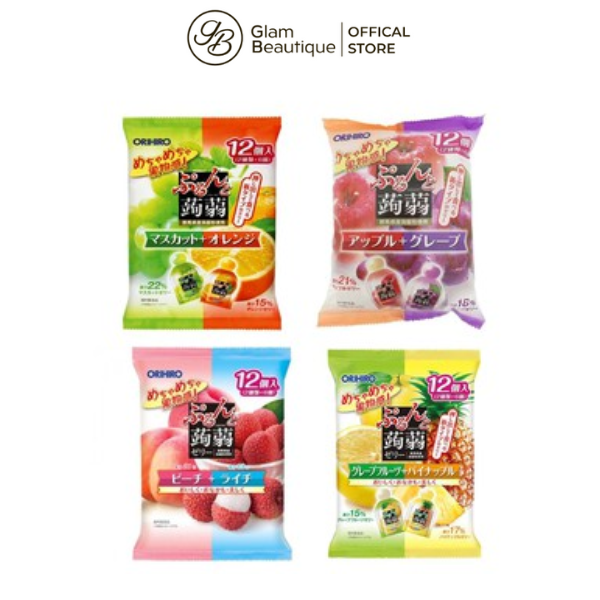 Thạch trái cây Orihiro 240g - hàng nội địa Nhật Bản Glam Beautique