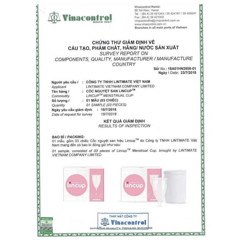 Anichee [hot sale]Cốc nguyệt san Lincup