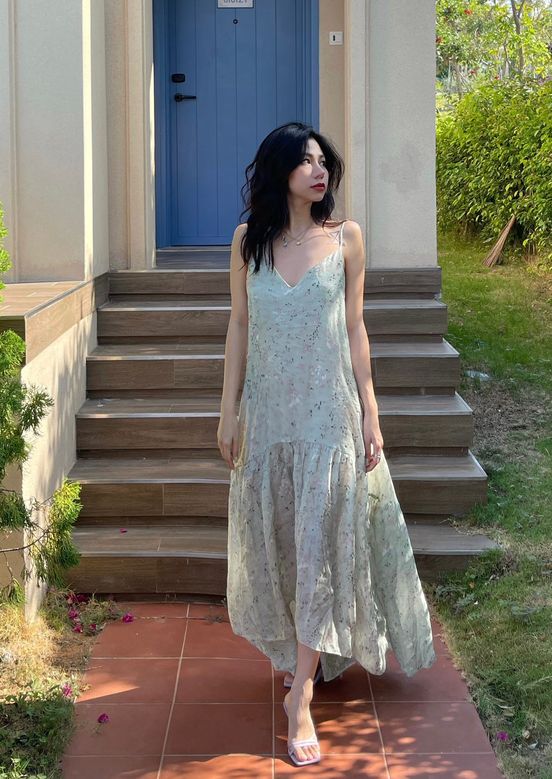 LEMONCHIC - Đầm maxi hoa - D157