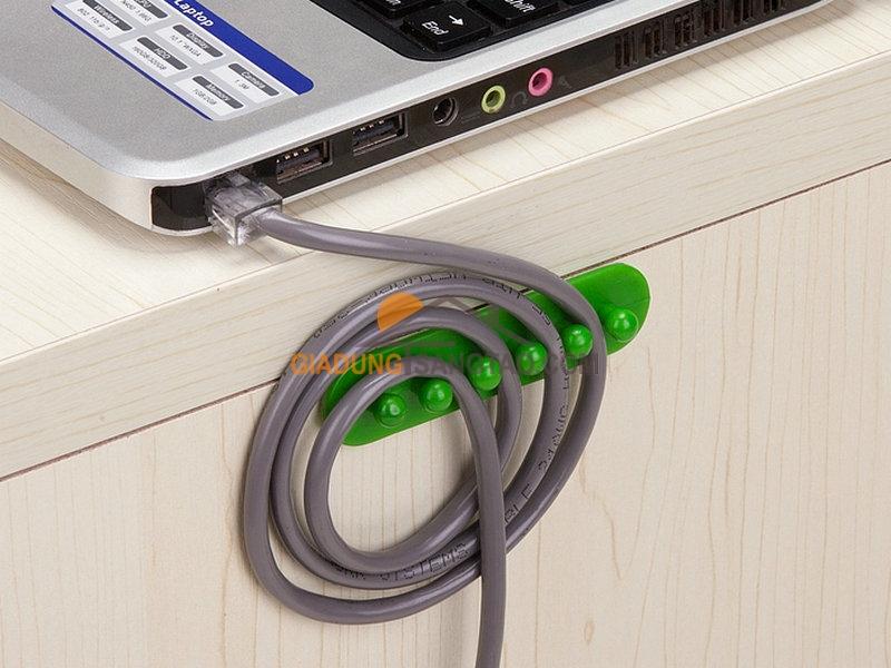 Vỉ 2 nút dài giữ dây sạc, cáp gọn gàng M1