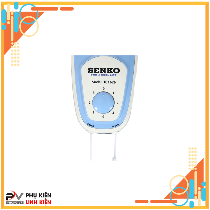 Quạt treo tường 2 dây Senko TC1626