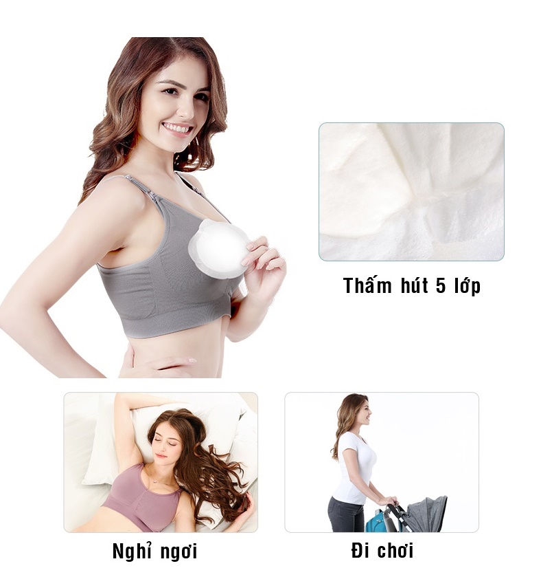 Combo 200 Miếng Lót Thấm Sữa Mameyo