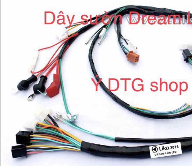 Dây Điện Sườn Xe Dream Lùn