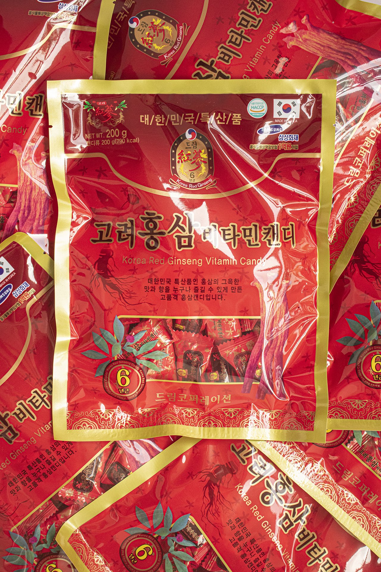 Kẹo Hồng Sâm Vitamin Hàn Quốc - Túi 200gr
