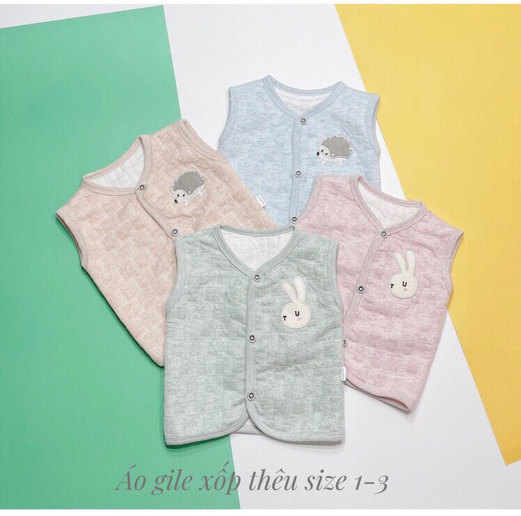 áo gile trần bông leelee kid ( sỉ lẻ đồ sơ sinh bebong86 )