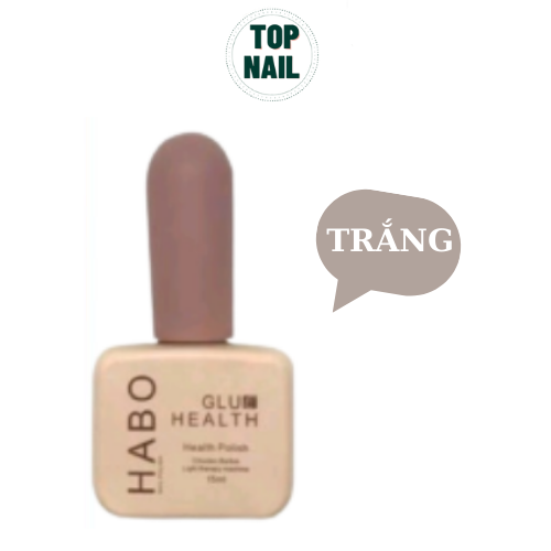 Sơn móng tay gel đen trắng HABO , Lọ nước sơn gel nail đen trắng cao cấp