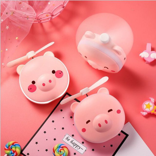 QUẠT MINI CẦM TAY,ĐỂ BÀN CÓ GƯƠNG