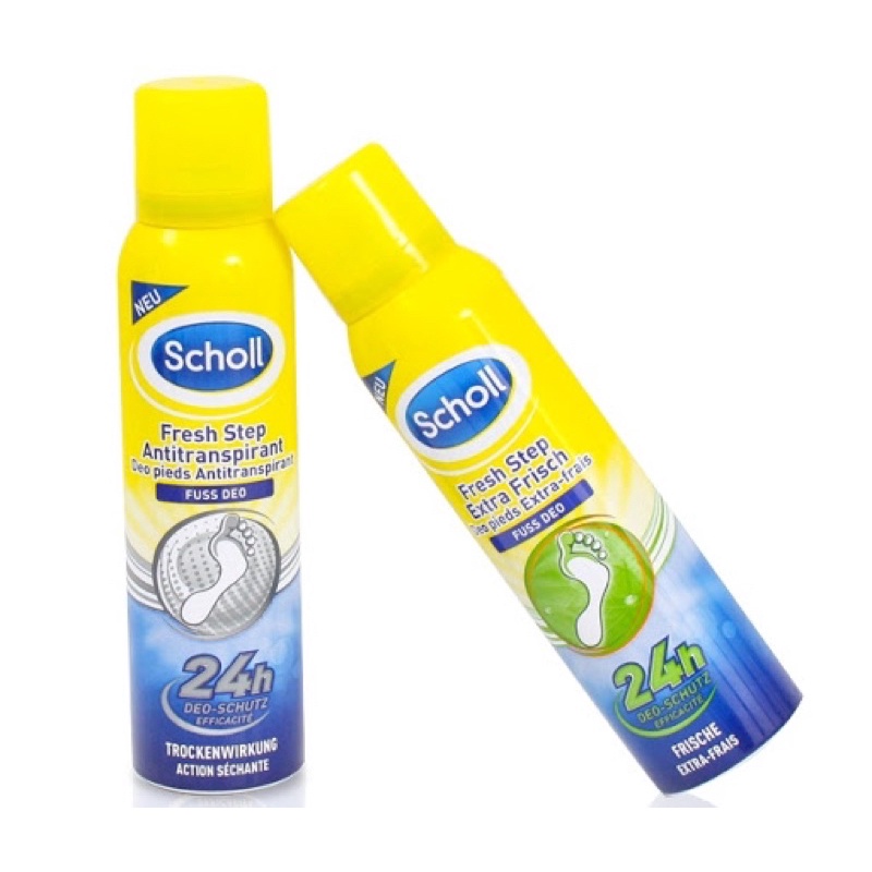 [ HÀNG ĐỨC CHÍNH HÃNG ] Xịt khử mùi hôi chân Scholl 150ml