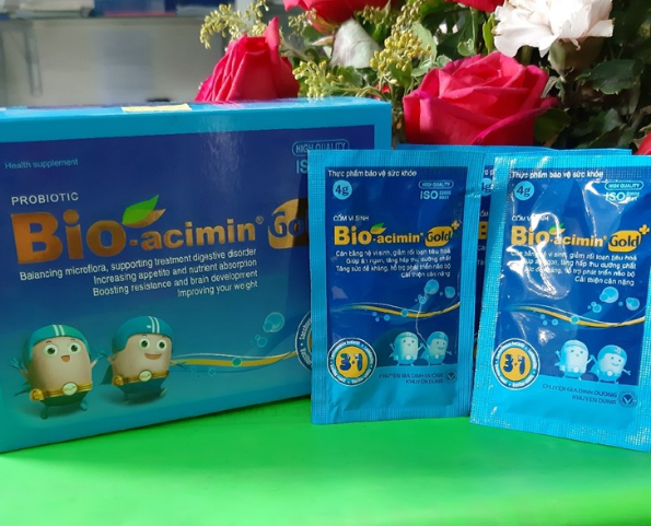 [HCM]Cốm Vi Sinh Bio-Acimin Gold Meliphar 30 Gói