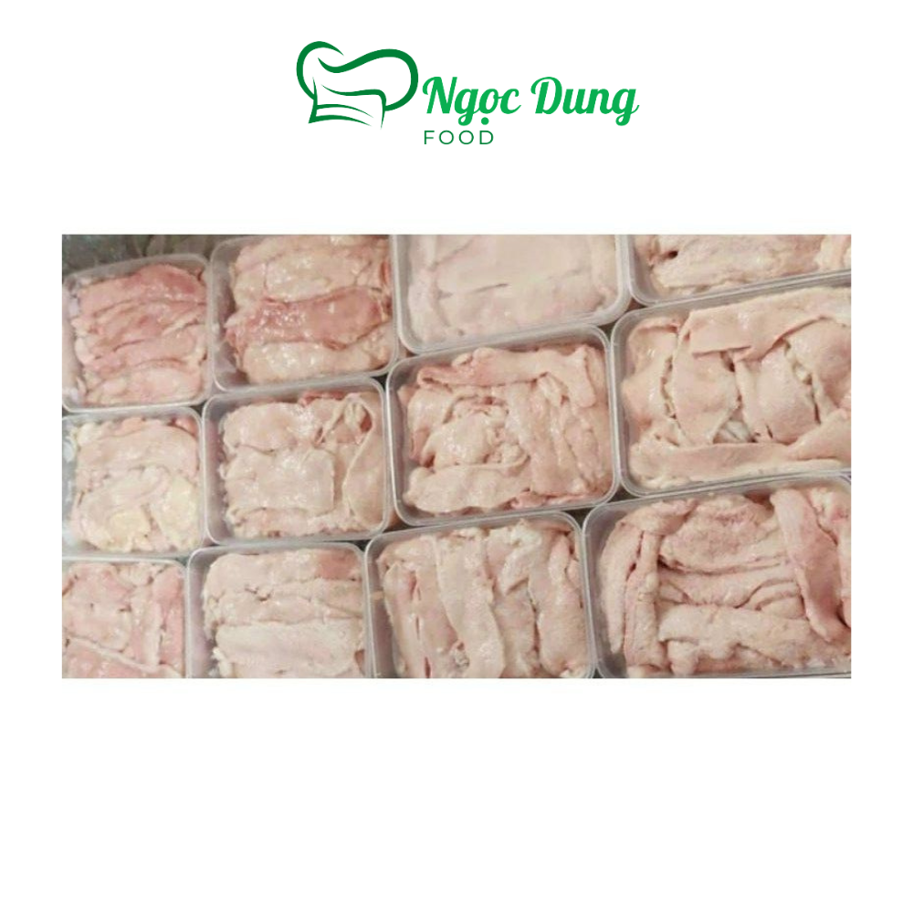 Vú heo cắt lát 500gr (giao tphcm)