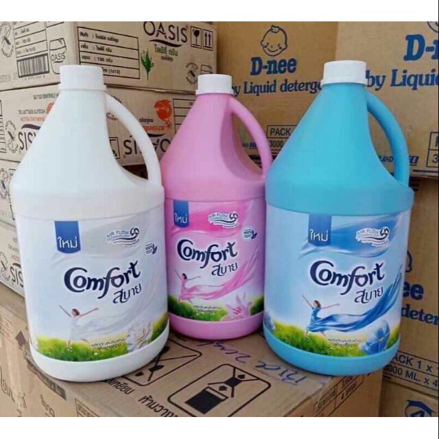 Nước giặt quần áo Comforf 3800ml (3.8 lít) - màu xanh