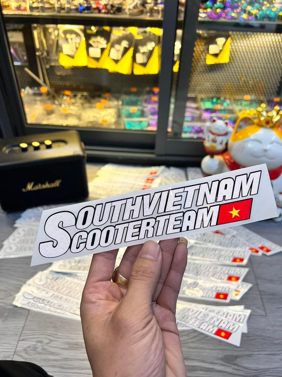 Cặp Tem Sticker SOUTHVIETNAM - Decal PHẢN QUANG