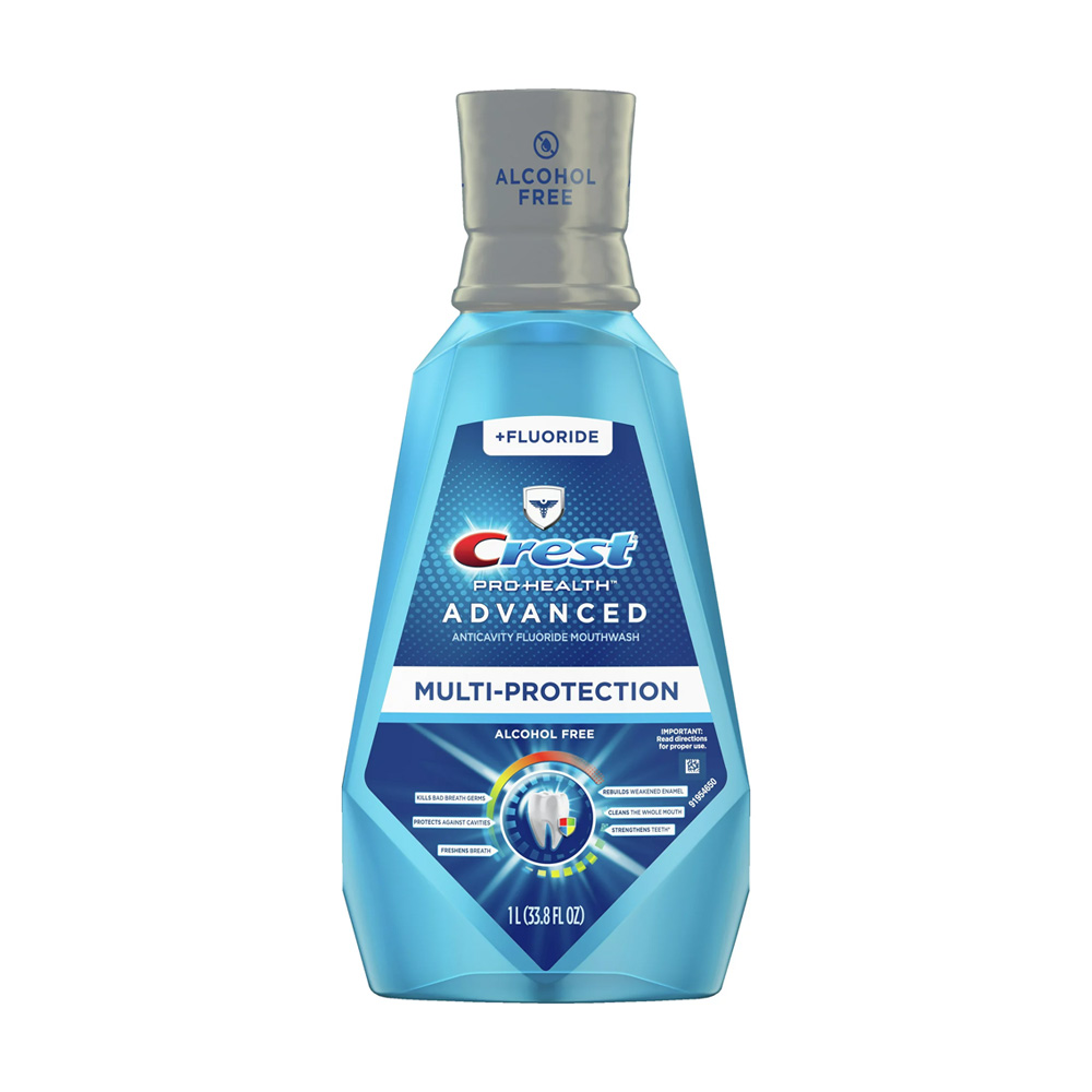 (DATE 08/2026) Nước Súc Miệng Crest Pro Health Advanced Làm Sạch, Giảm Mùi - 1L