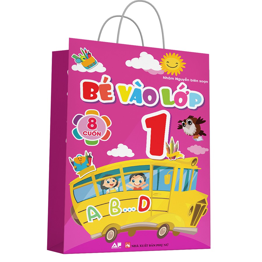 Sách - bé vào lớp 1 bộ 8 cuốn