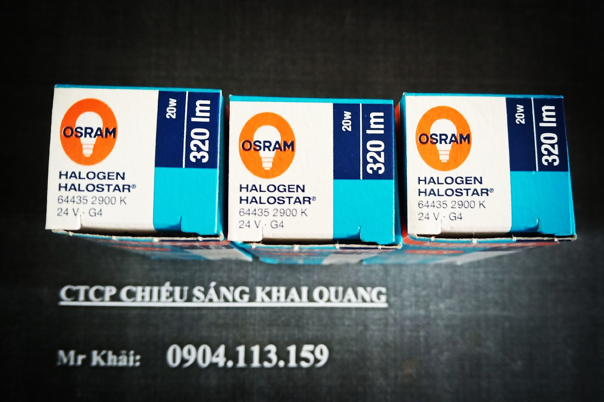 (Sale) Bóng halogen Osram 24V 20W 64435 Germany