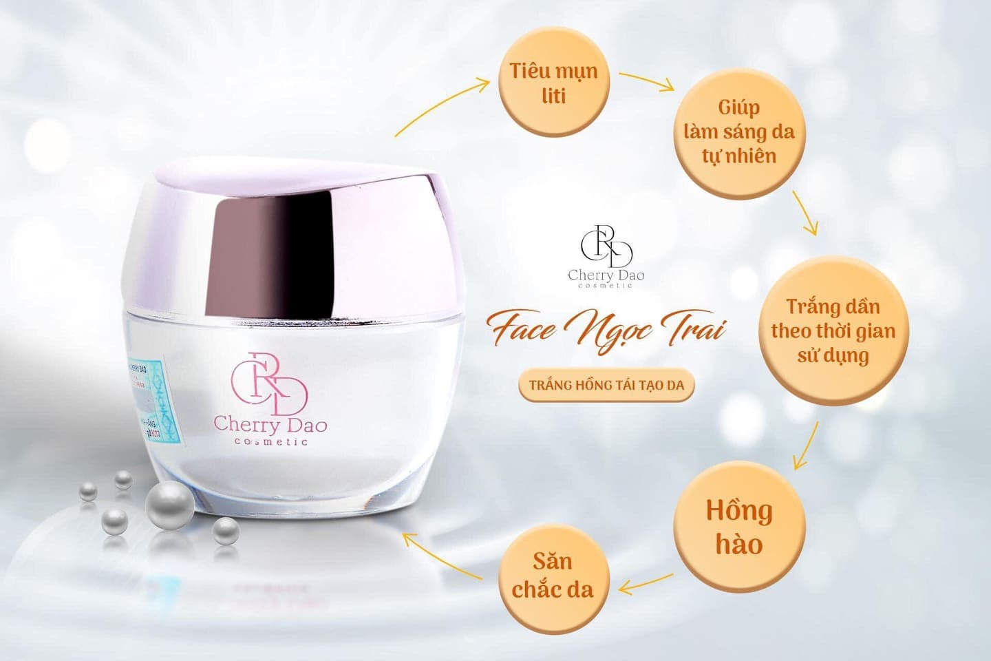 Kem trắng da Face Ngọc Trai CRD