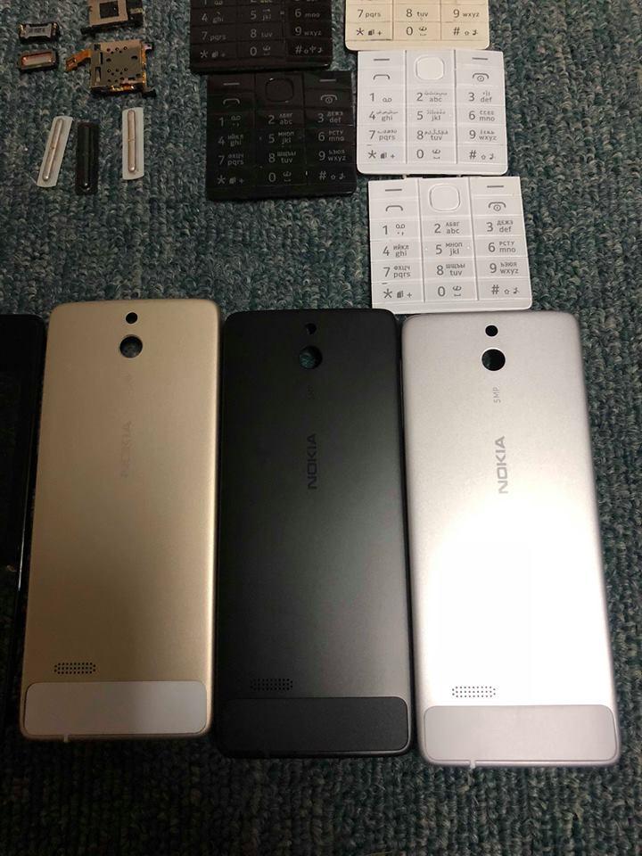 Vỏ Nokia 515 Màu Vàng, Đen, Trắng