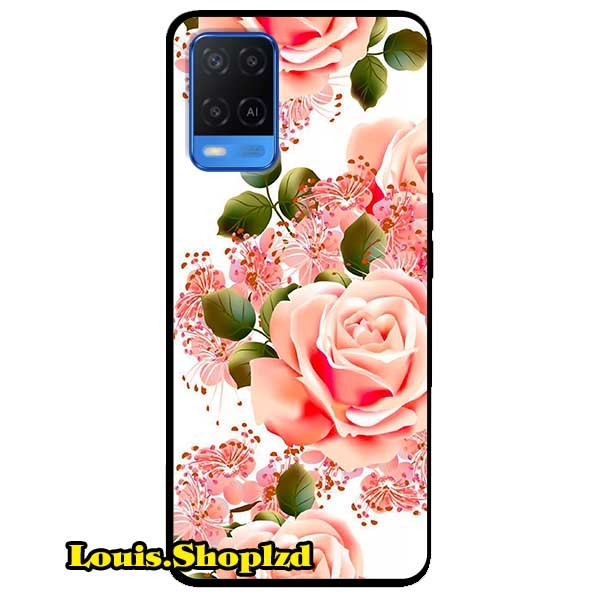 [HCM]Ốp Lưng Dành Cho Oppo A54 - Hoa Hồng Nhạt