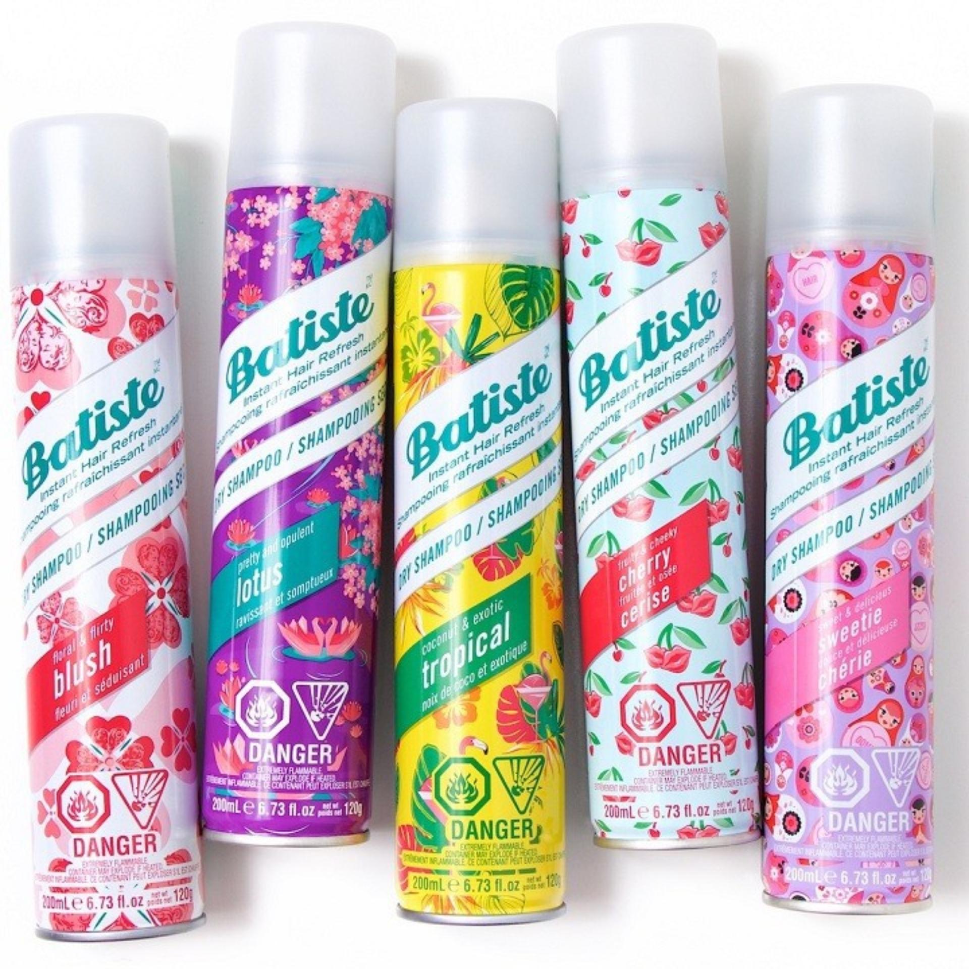 Dầu Gội Khô Batiste Dry Shampoo 200ml - Cherry