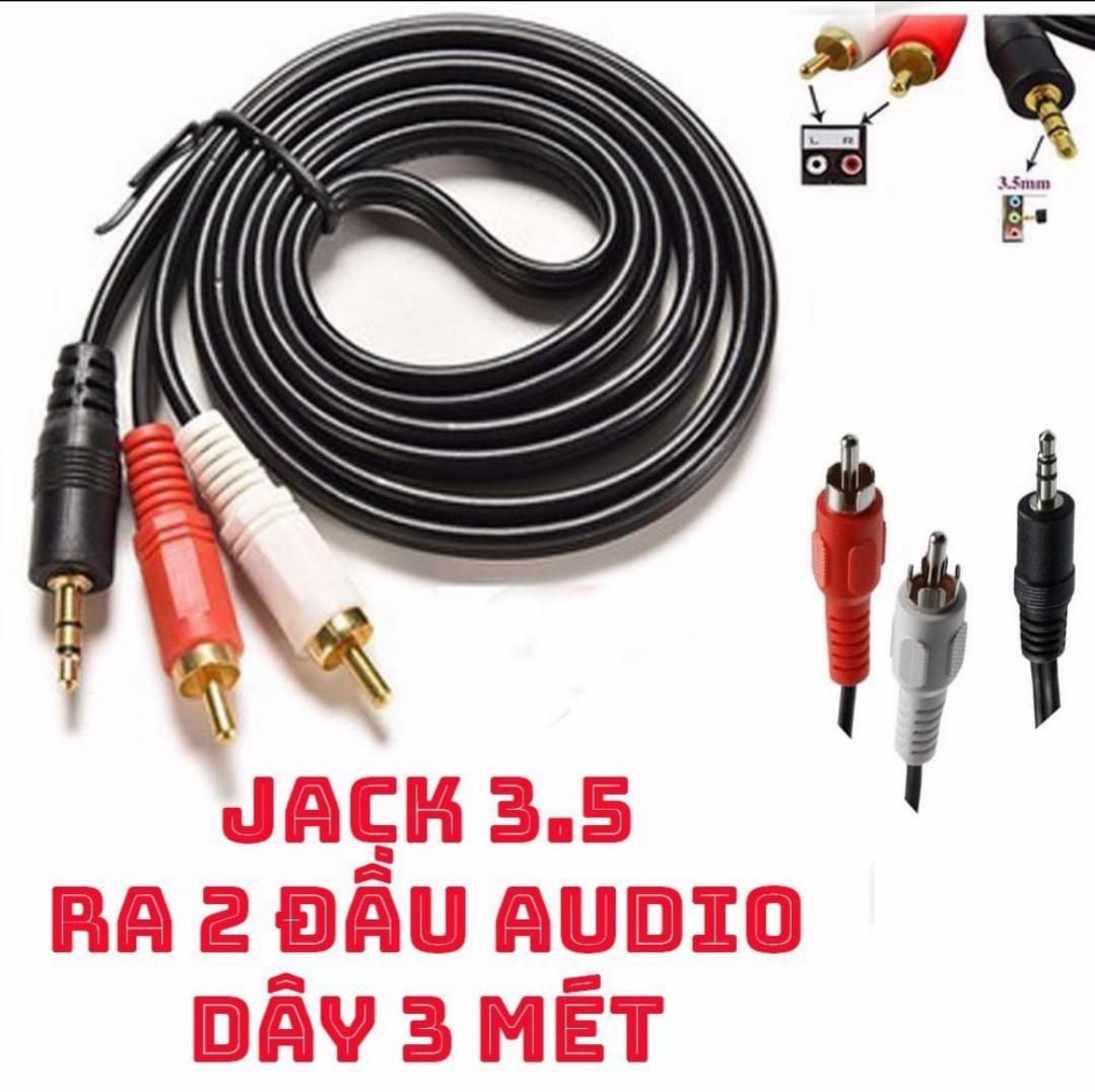 Cáp 3.5 ra 3 Đầu Hoa Sen