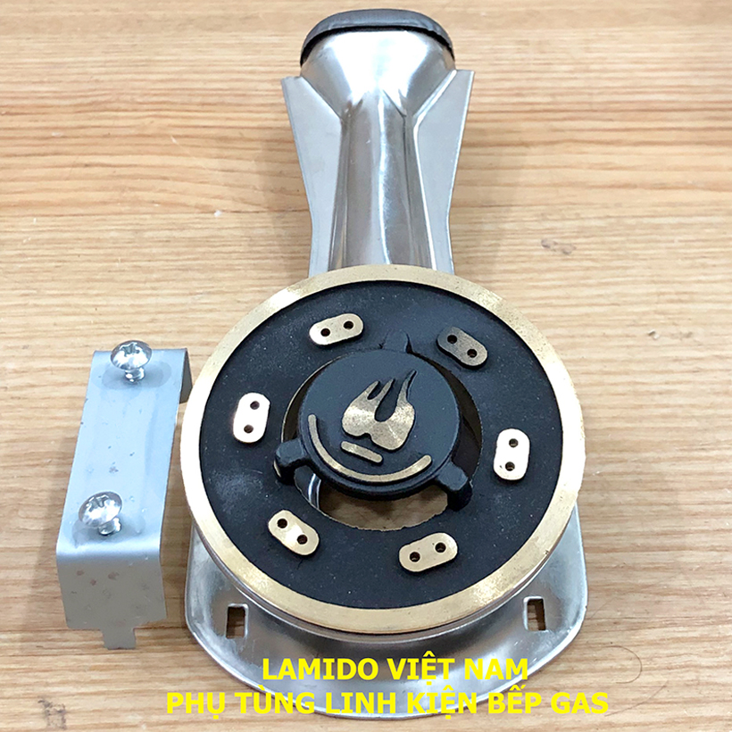 Điếu inox + đầu đốt sen chia lửa bếp gas chén đồng 78 loại lớn ms01- -