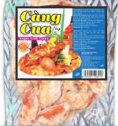 Càng cua chay âu lạc 200g/1kg