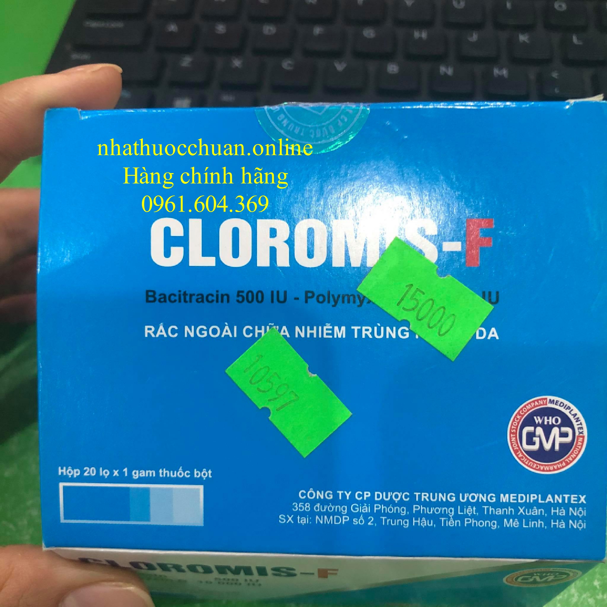 CLOROMIS- F ( Hộp 20 lọ)