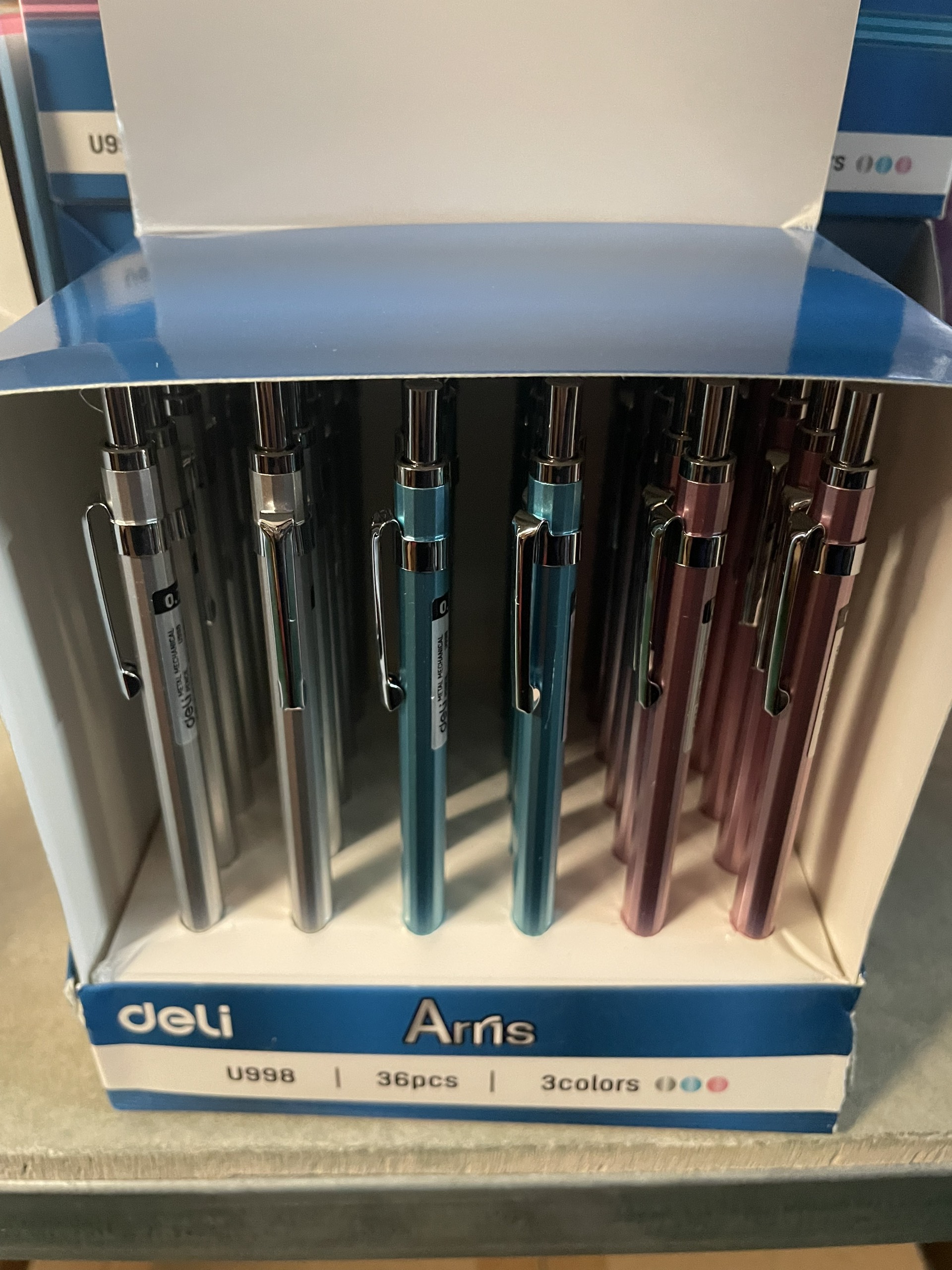 Bút chì kim bấm 0.7mm deli - u998