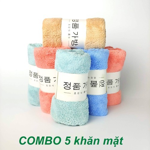 COMBO 10 KHĂN MẶT LÔNG MỀM MẠI - KHĂN MẶT - KM03 - KM03