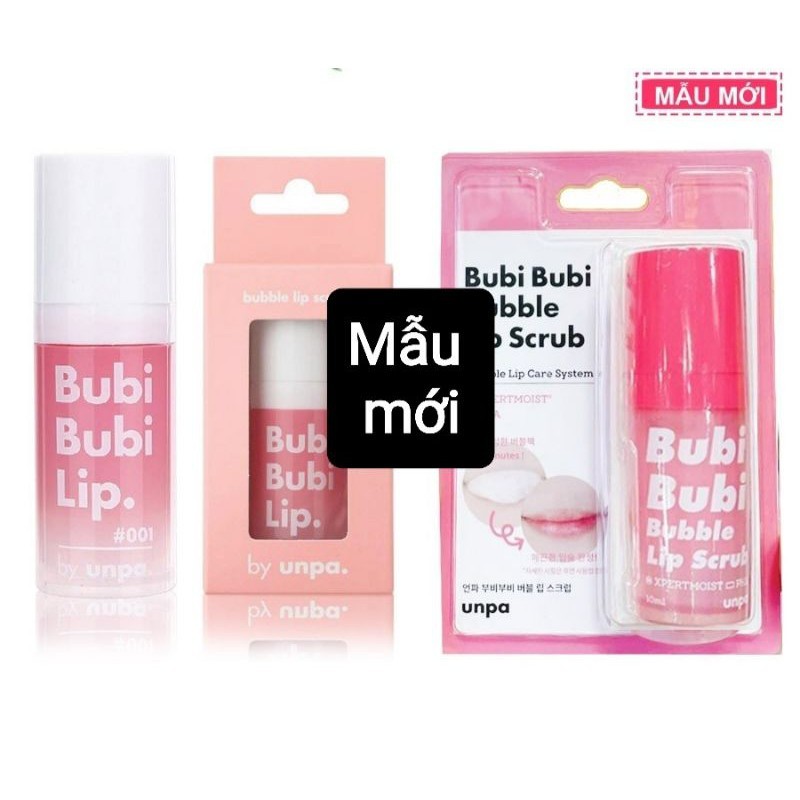 Tẩ bào chết sủi bọt môi Bubi Bubi lips Hàn Quốc giá rẻ