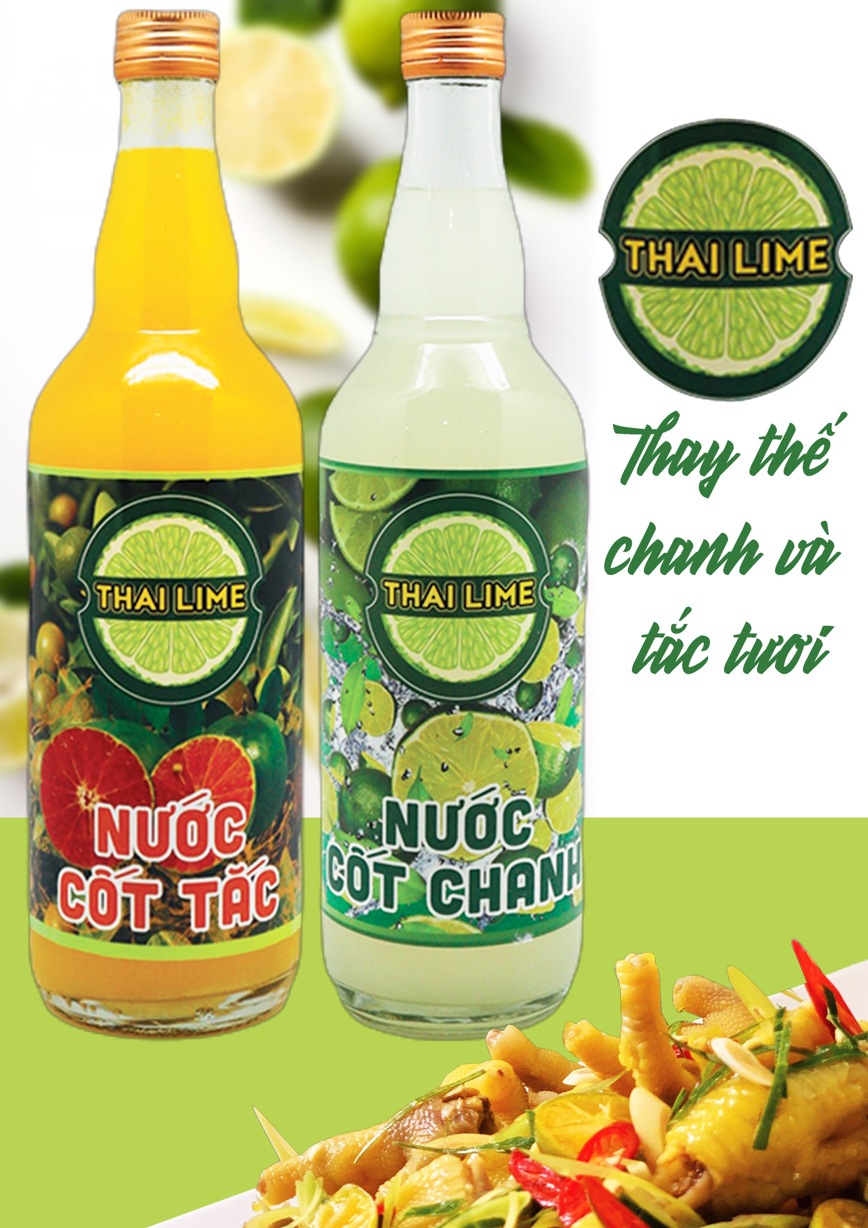 [HCM] Nước cốt chanh Thai Lime 500ml
