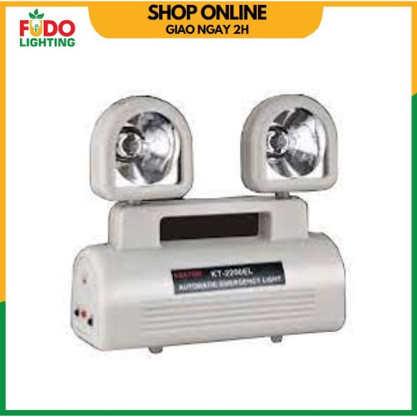 Đèn sạc chiếu sáng khẩn cấp Kentom KT2200EL PIN, BÌNH cao cấp