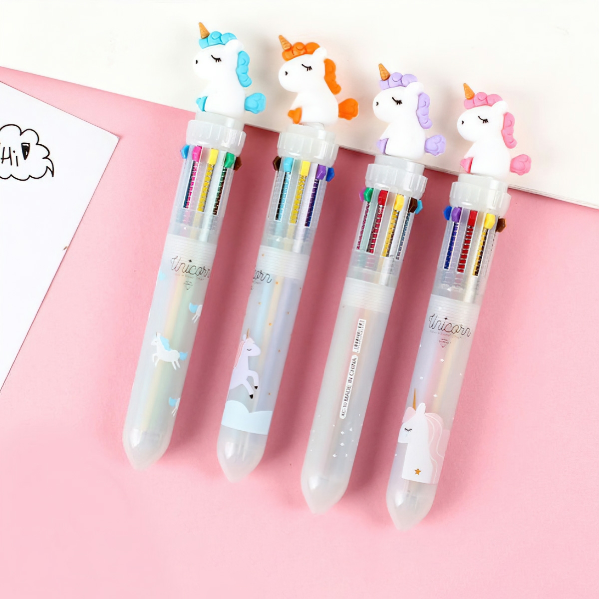 Ballpoint Pen 10 Colors Cute Bear Shape