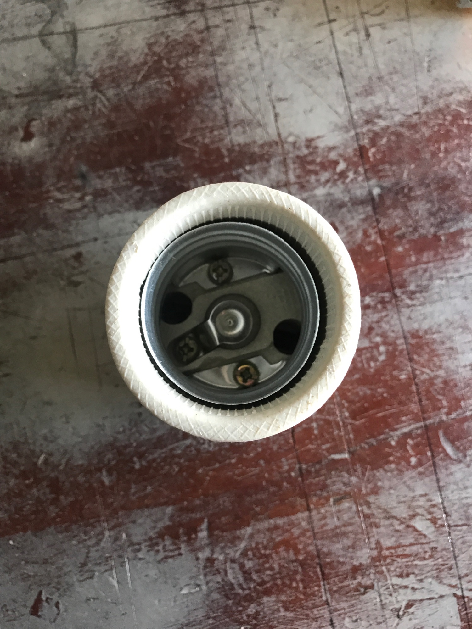 Đui đèn e40 bằng sứ