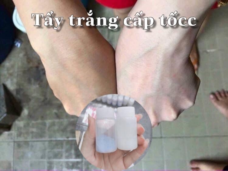 Bộ kem tắm trắng cơ thể