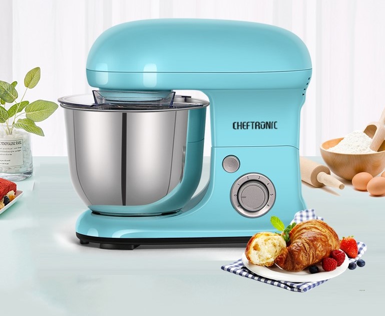 MÁY ĐÁNH BỘT, QUẾT THỊT ,chà BÔNG HÃNG CHEFTRONIC 5L 1000W