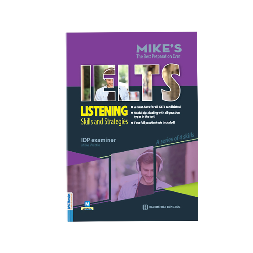 Combo Ielts Mike's (Writing, Reading, Speaking, Listening) - Học Kèm App Online