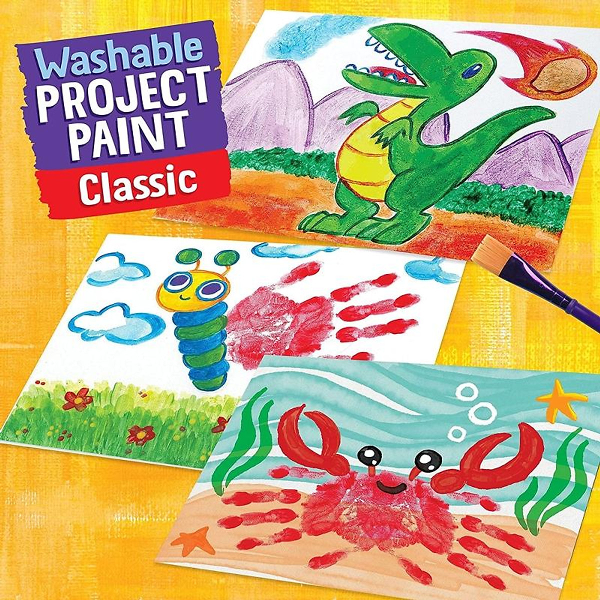 Bộ 6 Màu Nước Crayola Có Thể Rửa Được