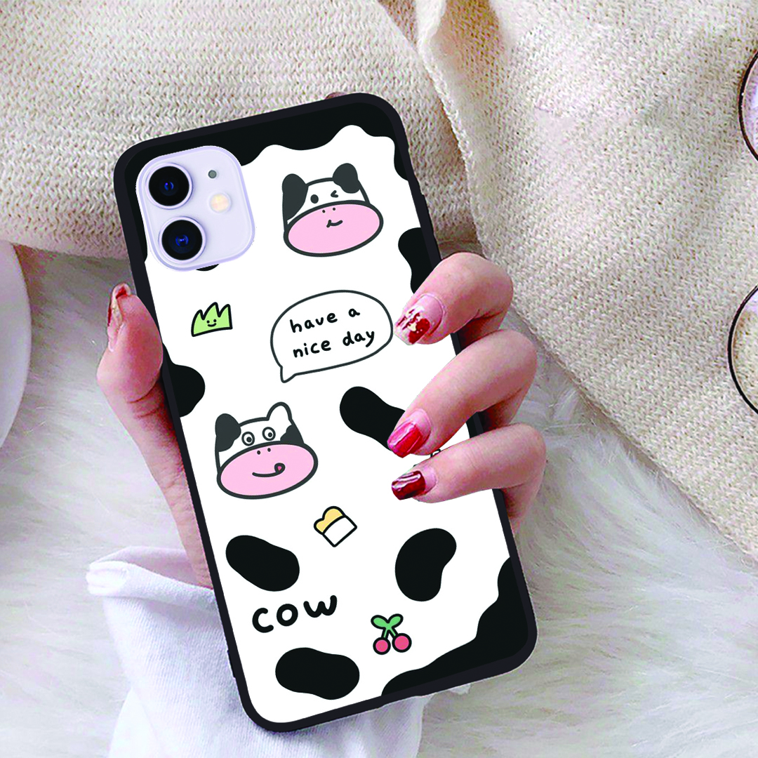 Ốp lưng iPhone 11 viền dẻo TPU BST Bò Sữa