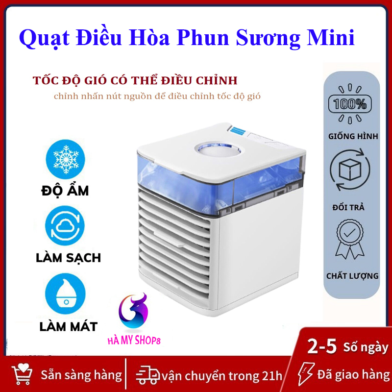 Quạt điều hòa hơi nước,Máy điều hoà hơi nước siêu mát,Quạt tạo ẩm làm mát không khí,Quạt Điện Mini,Quạt Điều Hòa Mini