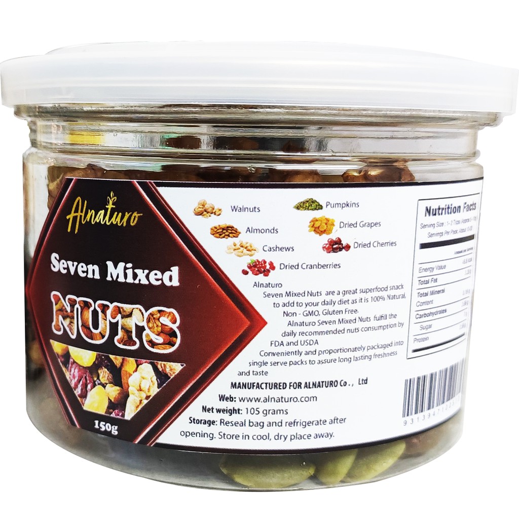 [HCM]Hộp Mix 7 NUTS Hộp 150g