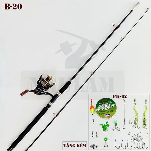 Bộ cần câu 2 khúc shimano máy yolo magic spin ms6000 tặng kèm đầy đủ phụ kiện