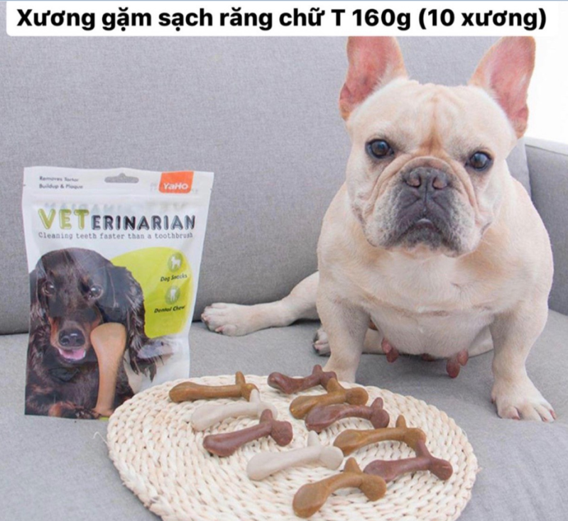 Đồ Ăn Vặt Xương Gặm Sạch Răng Thơm Miệng Vet Erinarian Yaho 160g