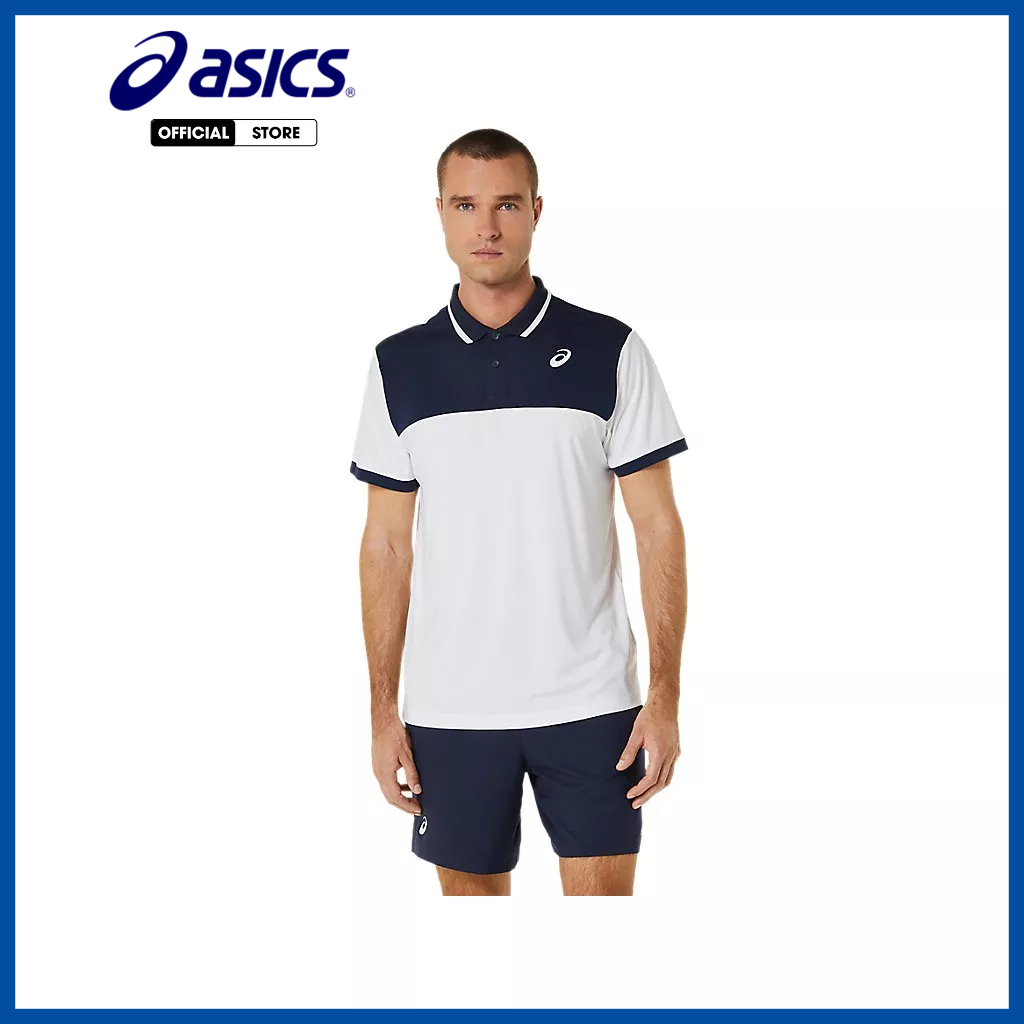 Áo polo thể thao nam asics court polo shirt 2041a256.102