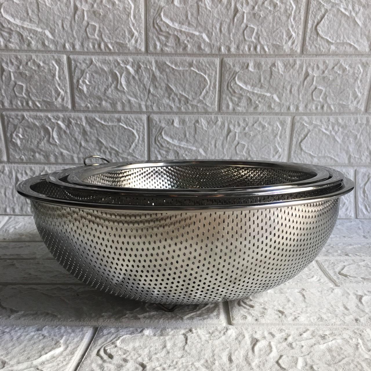 [HCM]Rổ lưới Inox Innovi. Kích thước 18-21-24-27-30cm