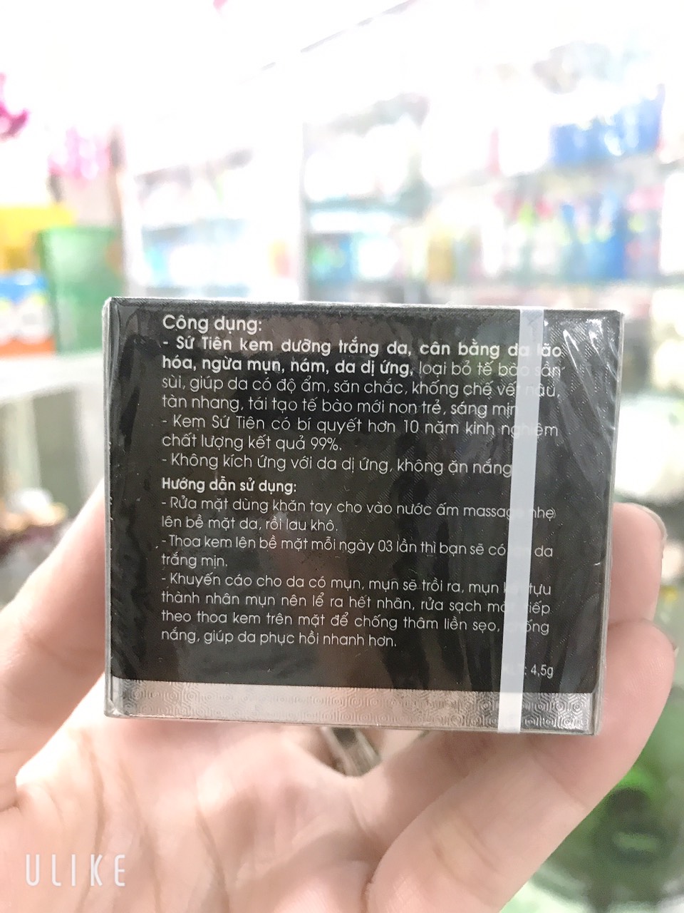 kem sứ tiên đen hủ 4,5g (chuẩn hàng Cty)