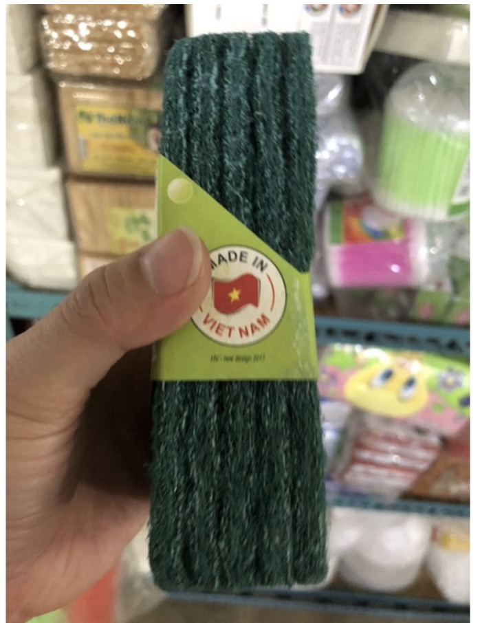 Cước xanh chùi nồi, cước chà xoong hiệu Samran